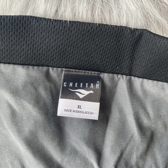 Vintage Cheetah Black Grey Long Sleeve Full Zip-Up Jacket Adult Size XL Mens - Picture 4 of 11